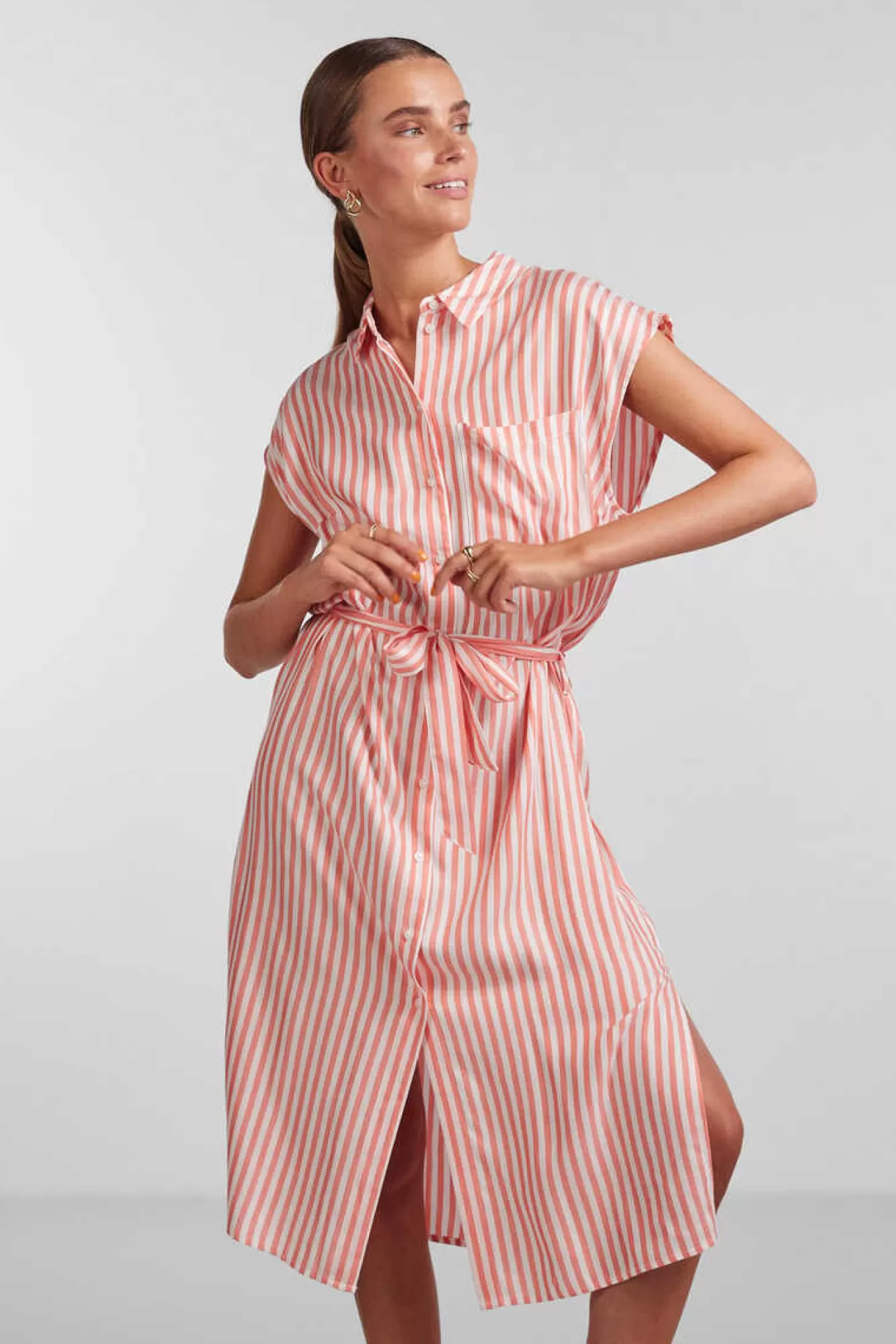 Pieces Vestido Midi