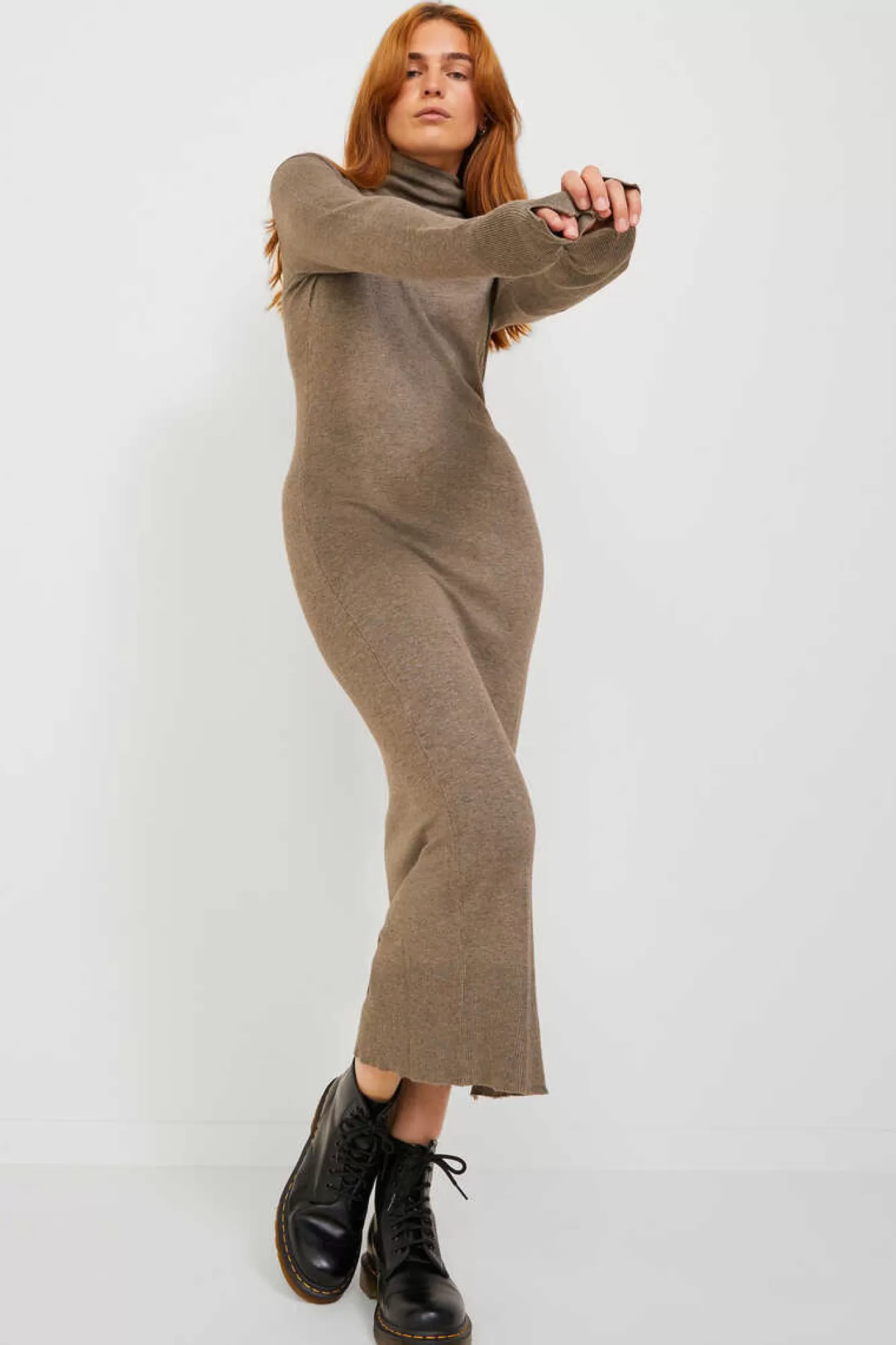 Jack & Jones Vestido Midi De Malha