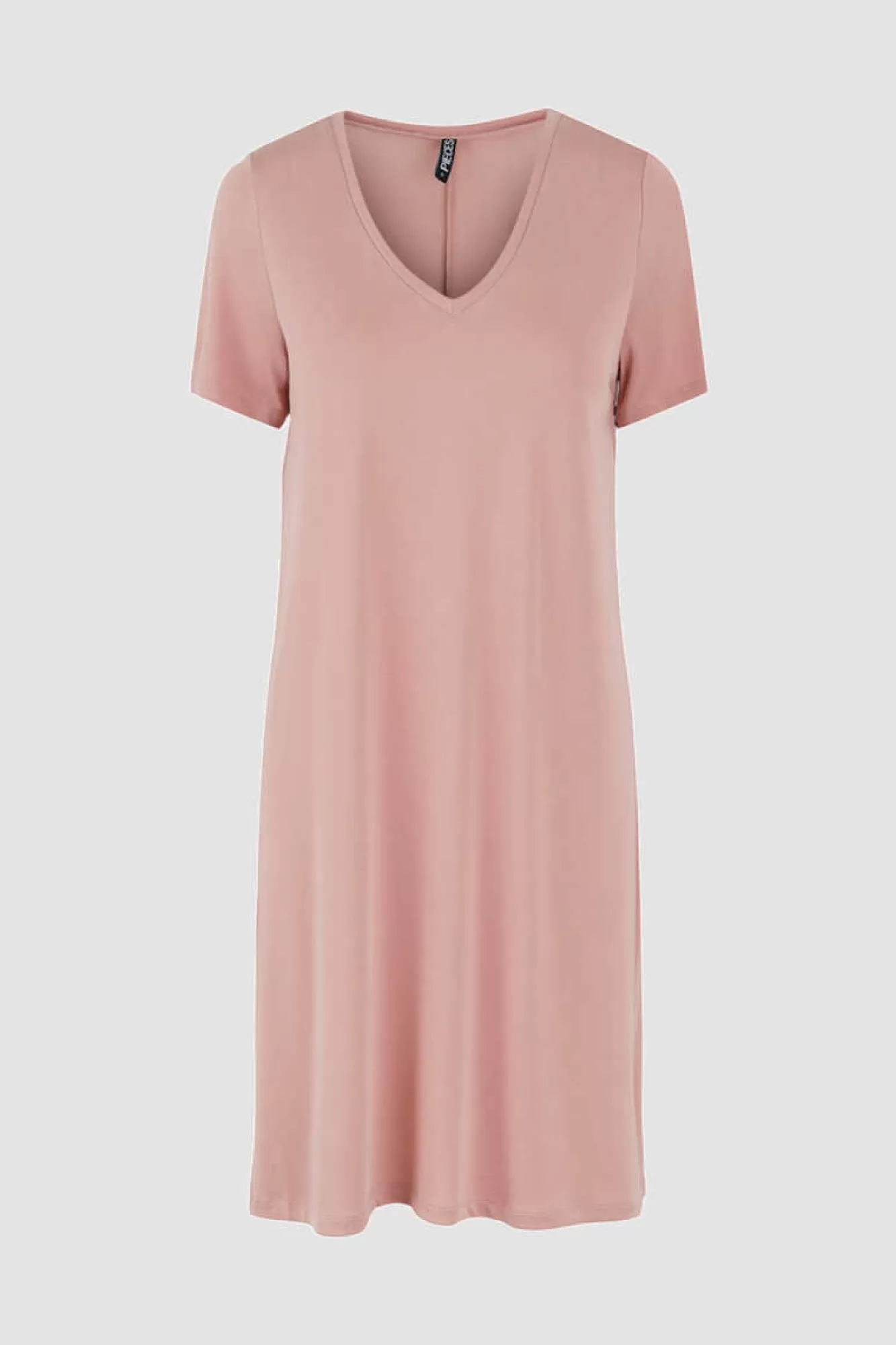 Pieces Vestido Midi De Tencel