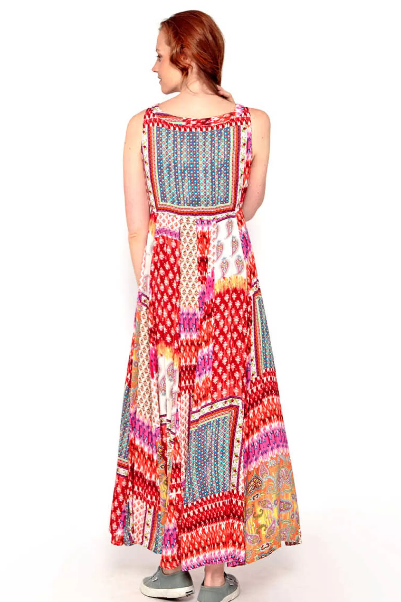 Brave Soul Vestido Sem Mangas Com Print