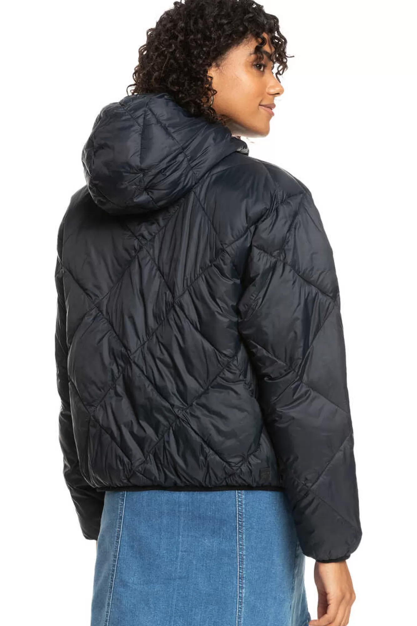 Roxy Wind Swept - Casaco Acolchoado Leve Comprimivel Para Mulher