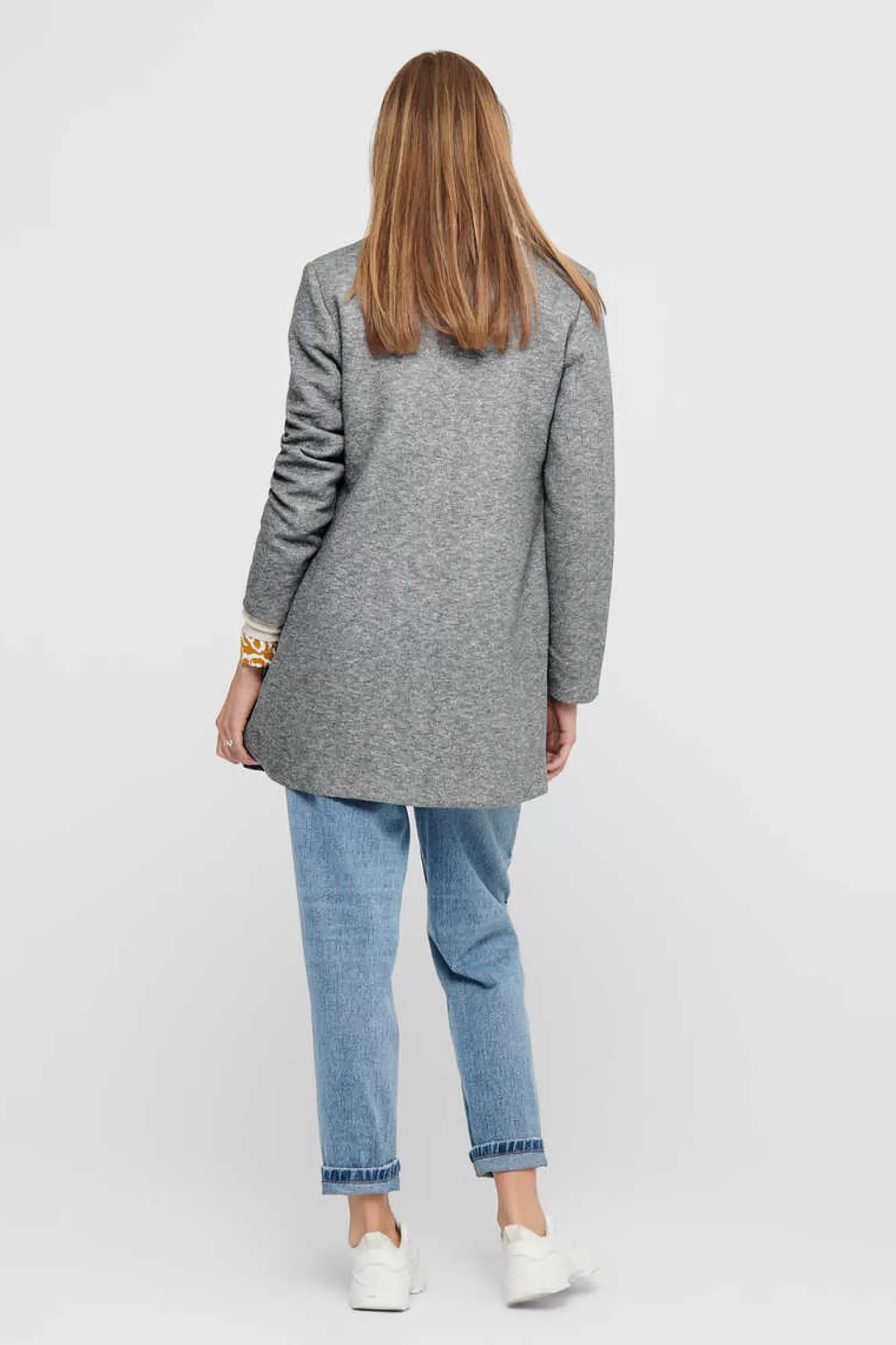 Only Woolen Cloth Coat With High Collar